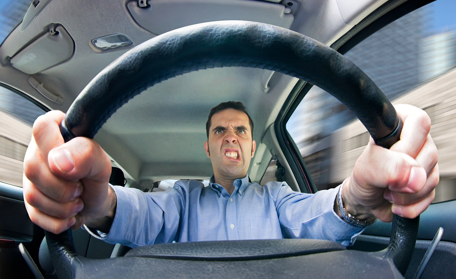 Bad Driver on Road