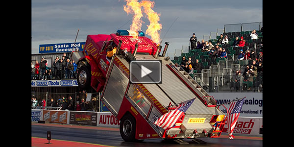 Fire Truck Wheelie