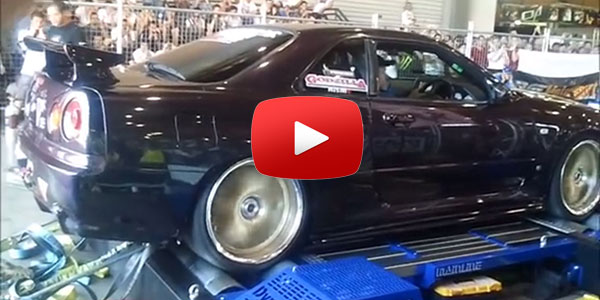 MORE than 1200HP? '99 RH9 1998 Skyline GTR Dyno Run