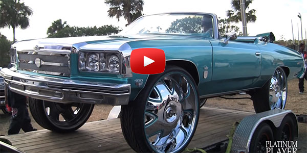 1975 CHEVY CAPRICE Flying On 32 Inch RIMS