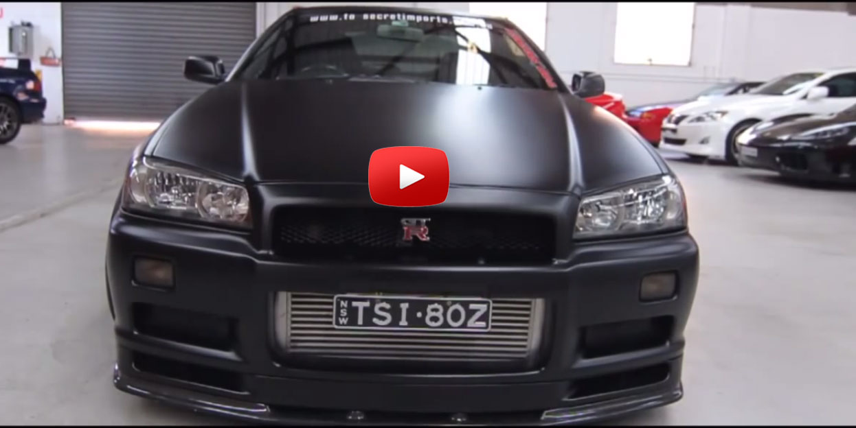 1999 R34 GTR V-Spec Matte Black 500KW