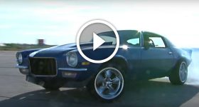AMAZING BLUE Painted 1970 Camaro Stroud Drifting