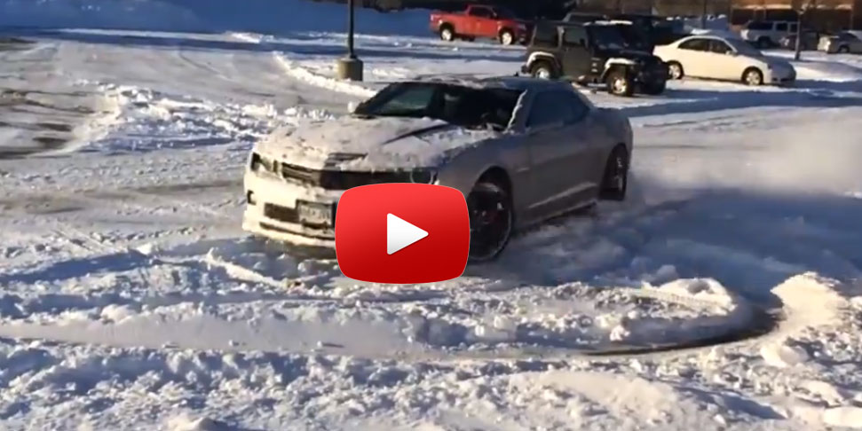 BRAND NEW CAMARO Snow Drifting