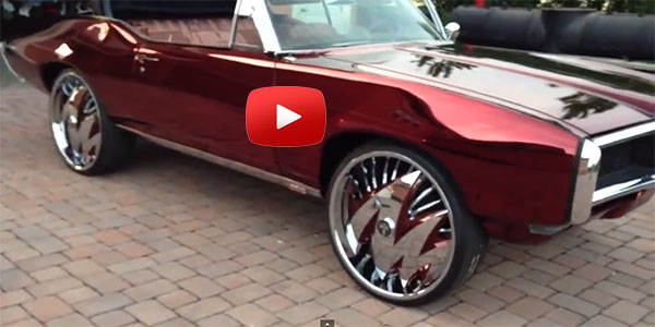 MUST WATCH - Plies 1968 Pontiac Lemans on 26 CUSTOM RIMS - THE KING IS BACK