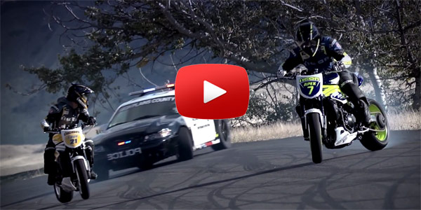 Mad Police Car DRIFTING and Chasing TWO DRIFTING BIKES