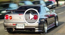 Nissan GTR R34 Full Throttle Acceleration Sound !