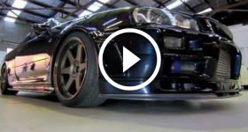 Nissan R34 Skyline GTR V-Spec - Painted in Midnight BLUE