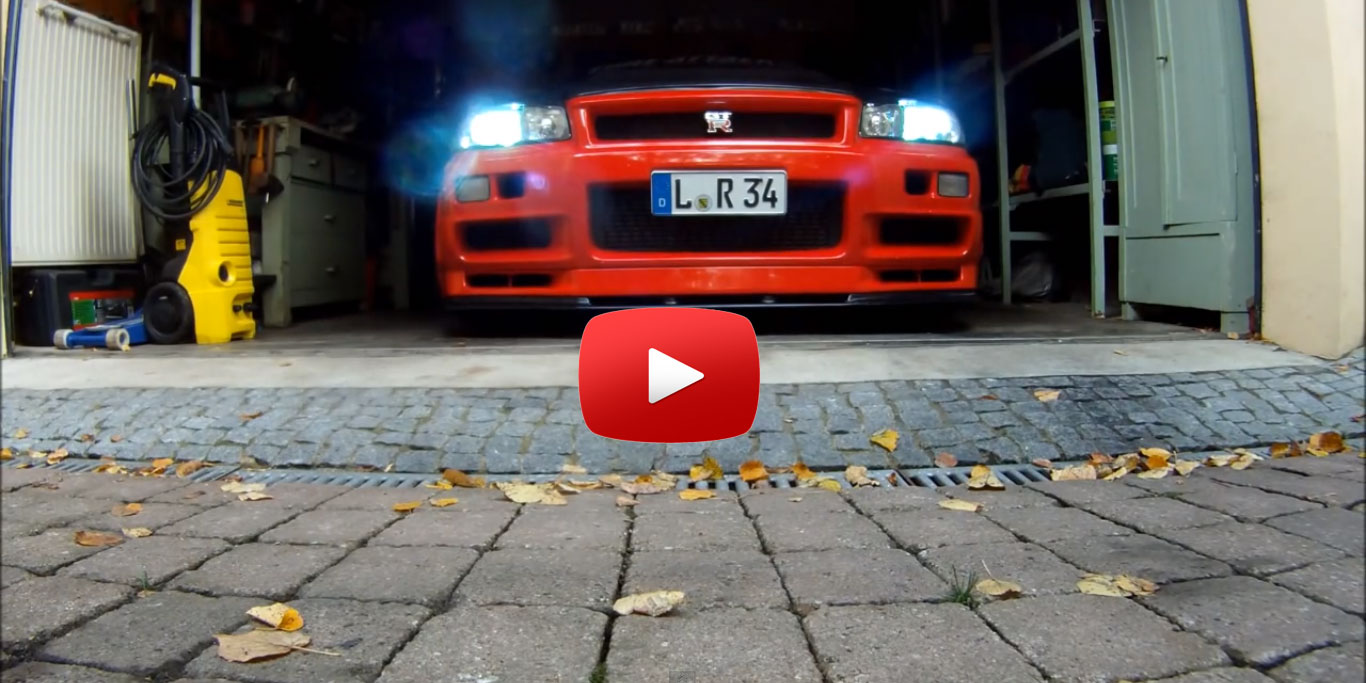 Nissan Skyline R34 GTR Vspec - Godzilla is Alive and GOING