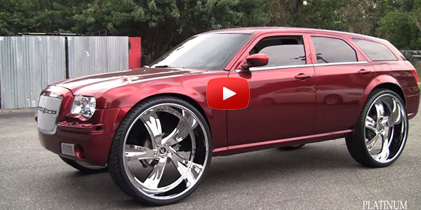 Dodge Magnum Flying on 32 INCH AMANI FORGED VORENZO