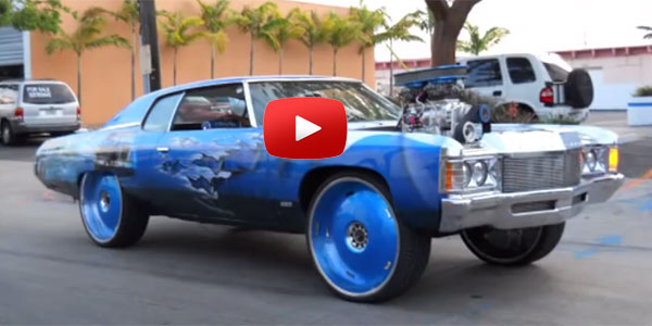 Supercharged Chevy Donk - 28" DUB Floaters!