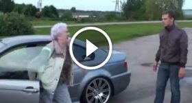 GRANDMA STEALS a BMW M3