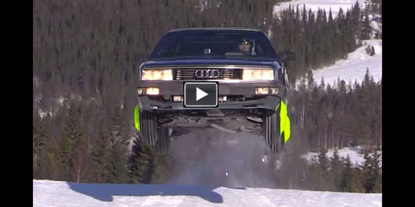 TURBO AUDI 200 DRIFTING and FLYING