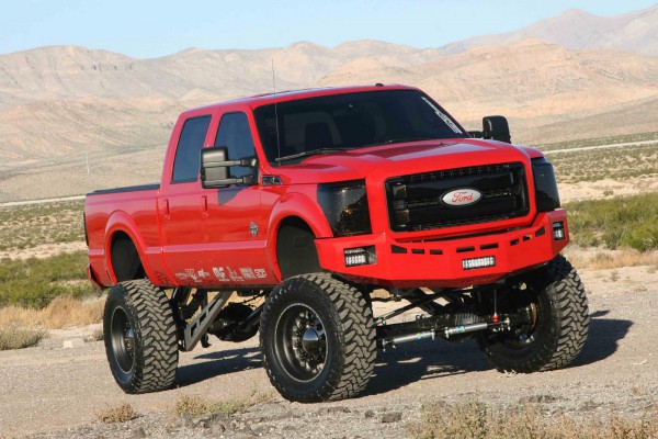 Ford F-350 custom lifted for the 2012 Sema Show in Las Vegas