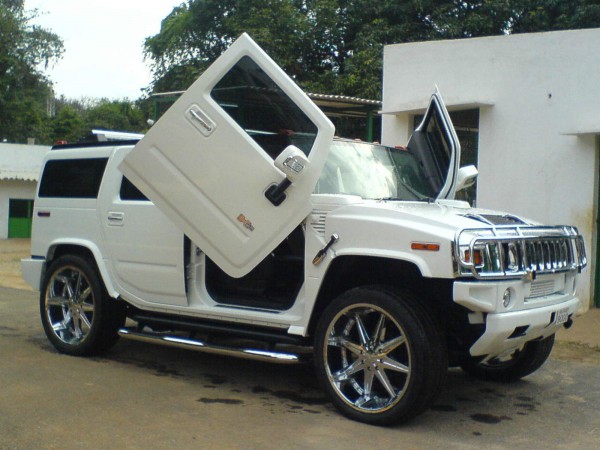 White Siccor Doors Hummer