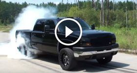 Chevy Duramax Smoking Burn Out