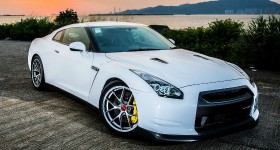 Gorgeous White Pearl 2007 Nissan GT-R Premium Edition in Honk Kong front left view - featured image
