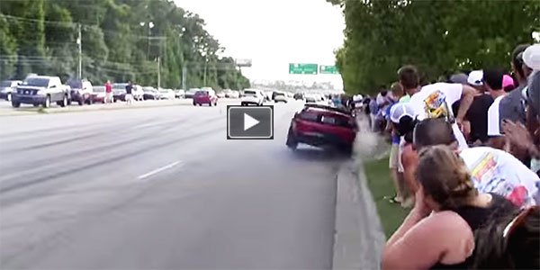 mustang accident