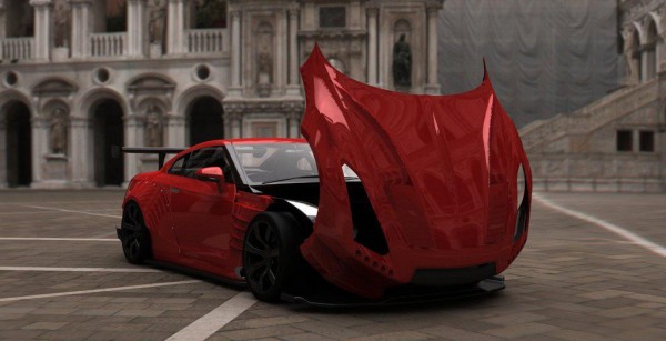 1000hp_nissan_r35_gtr_bensopra_front three quarter open hood