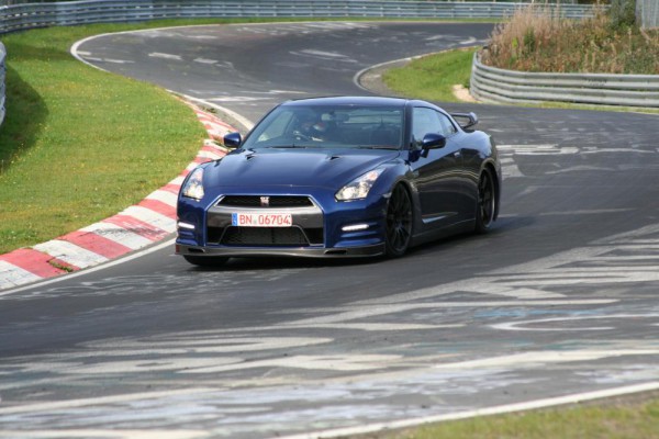 2013 Nissan GT-R faster for 8 seconds at Nurbugring front view