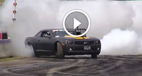 BLOWN V8 CAMARO BURNOUT
