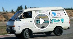 Nissan Vanette V8 Drifting