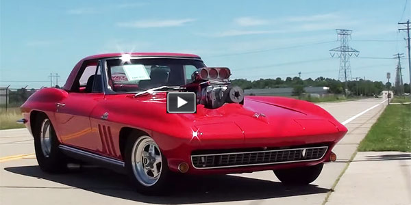 Supercharged BEASTY 454 Big-Block 1966 Corvette C2