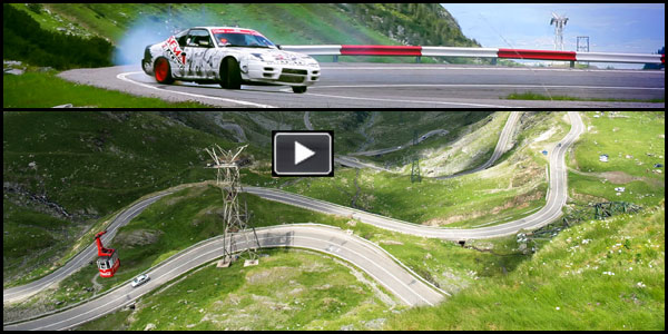 transfagarasan road drifting