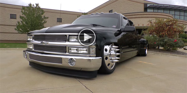 Bagged Chevy 3500 Dually!