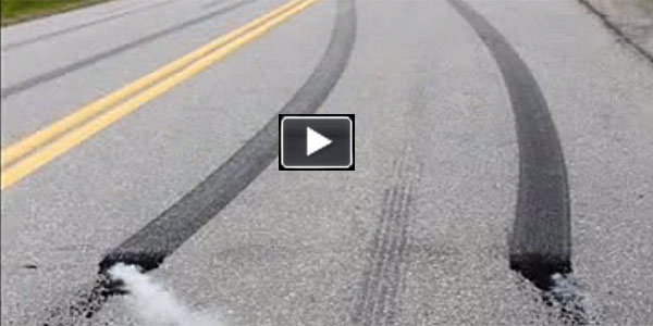 rolling burnout on highway