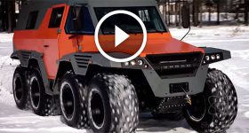 Avtoros Shaman 8x8 CONQUERS THE SIBERIA
