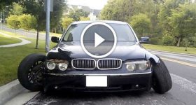 BMW 7-Series drift