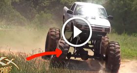 Babe LOST a WHEEL IN MUD