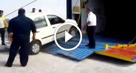 Cars Fly To Get On Board