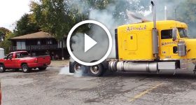 Chevrolet Silverado vs Semi-trailer