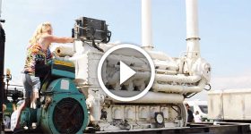 Paxman V12 Diesel ship engine