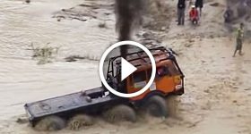 Powerful Czech Mud truck