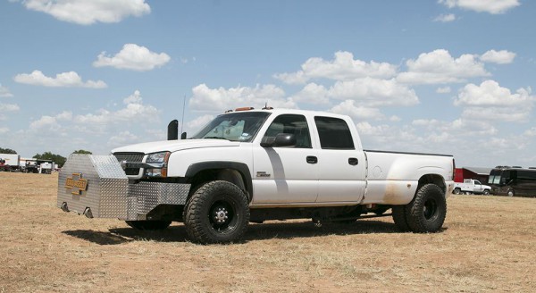 Shawn Braun 2004 Chevy 3500 LB7 Bad Asset Truck side three quarters