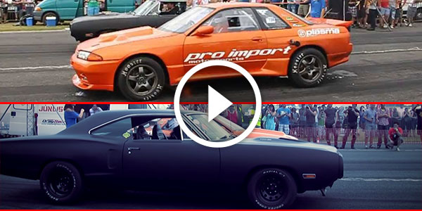 1970 Dodge Super Bee Gets vs 1000 HP Nissan Skyline GT-R R32