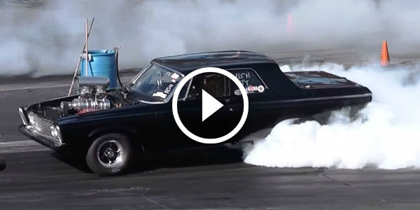 DRAG RACE 1963 PLYMOUTH HEMI BELVEDERE BAD ASS