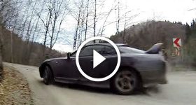 EXPERT DRIFT on a TINY MOUNTAIN ROAD