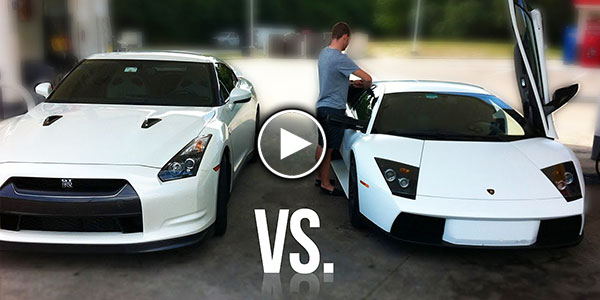 Lamborghini Murcielago vs. Nissan GT-R