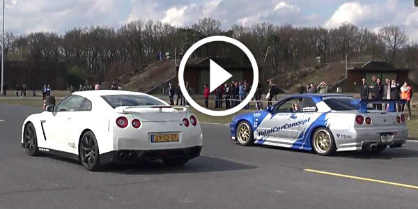 Nissan GT-R Switzer P800 vs Skyline R34 Mine's Stage II (+700 HP!)