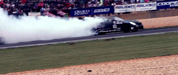 Nissan Silvia S13 with turbocharged 1 JZ Toyota engine at 2012 Formula Drift Atlanta