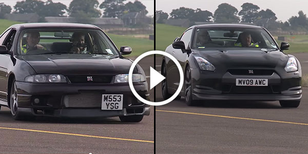 Nissan Skyline R33 GT R vs Nissan GT-R