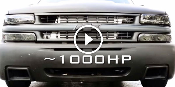 Turbo Chevy Silverado battles modified R35 GTR