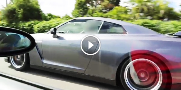 800HP Porsche pulls hard on Nissan GTR 1