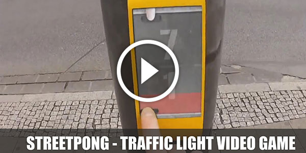 StreetPong TrafficLight Video Game