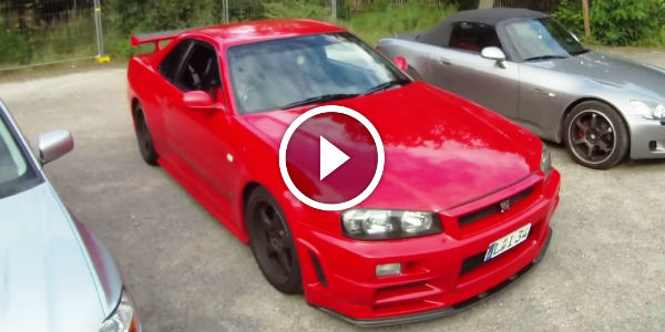 Nissan Skyline R34 GTR vs Porsche GT3 on Nordschleife (FULL HD 1080p)