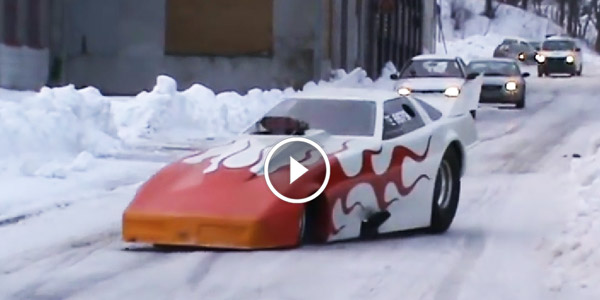 FunnyCar on snow