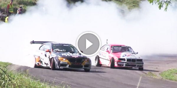LibertyWalk BMW M3 E92 versus BMW LS E36 Touge Drift